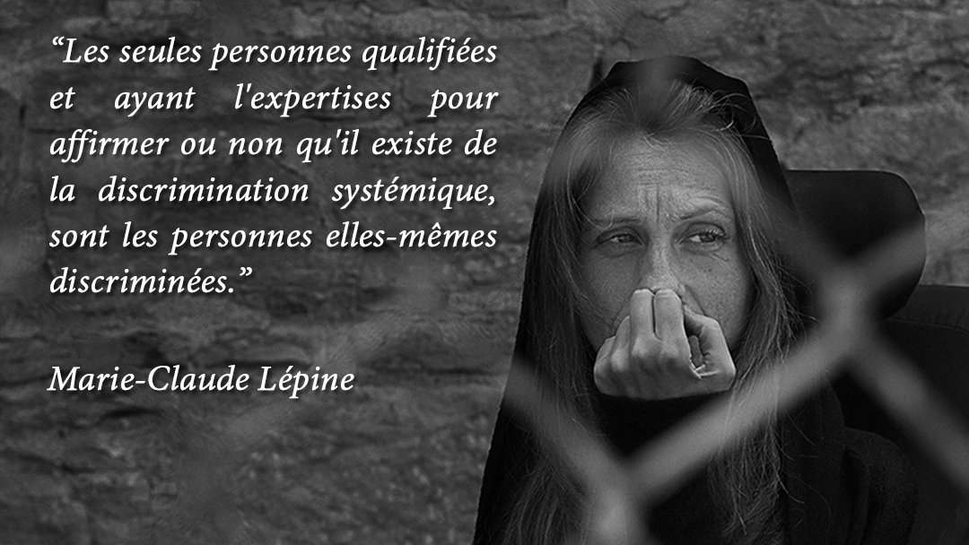 mclepine's tweet photo. Ma pensée du jour sur la #discriminationsystémique 
#handicap #capacitisme #discrimination https://t.co/7wvQwSSfM0