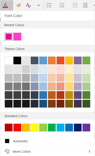 iwearthecrowns's tweet photo. Has anyone noticed ALL THE COLORS and ALL THE FONTS you can use to format your work in @msonenote?!?
Guess which color I'm most excited about using everywhere? (No question whose work this is 😊)
#WorkSmarter #TinyTechTips #NeverEnoughPink https://t.co/f5Xpfh7k0Y