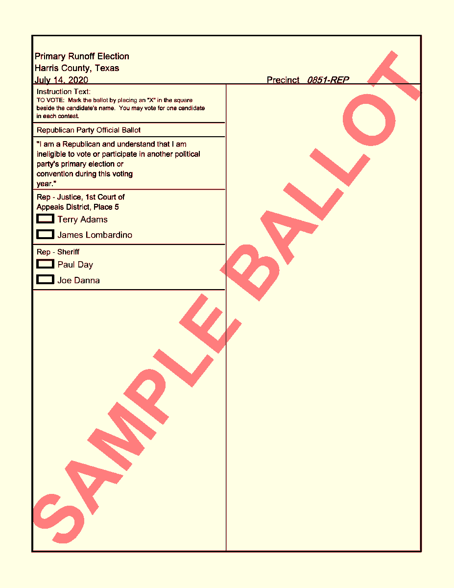 HarrisVotes's tweet photo. #KnowBeforeYouGo: Your personalized sample ballot 🗳️ is ready for you online at https://t.co/UnDVEDD5eS. So, get ready to #GetHeard this July 14 Primary Run-off! #HarrisVotes https://t.co/SqWSzmgD74