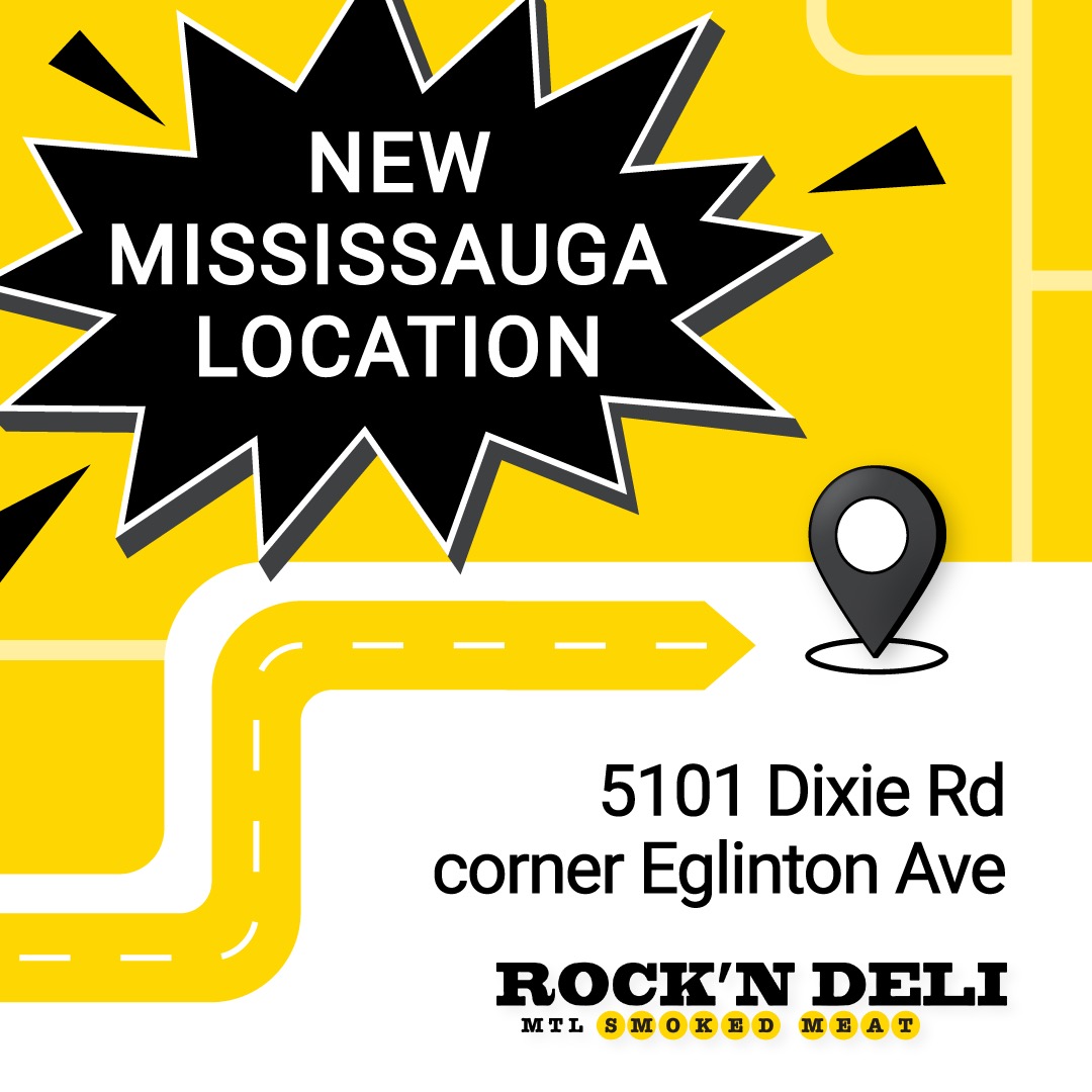 Our New Rock’N Deli Mississauga Location is open from 11am - 9pm  

Order online for take-out:
rockndeli.com/en/online-orde… 

#Mississauga #MississaugaHalalfood #MississaugaFood #torontorestaurant #torontorestaurants #torontofood #torontoeats #foodtoronto #tofood #torontolife