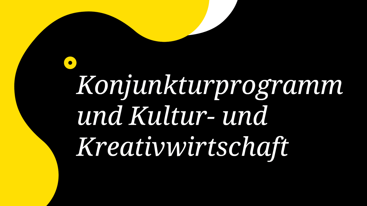Wir fassen die Maßnahmen aus dem geplanten #Konjunkturpaket für die Kultur- und #Kreativwirtschaft zusammen:
kreative-deutschland.de/2020/06/04/kon…