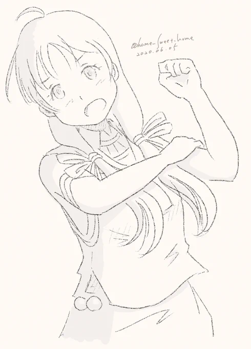 涼風さん 70min.rkgk#艦これ版深夜の真剣お絵描き60分一本勝負#艦これ版真剣お絵描き60分一本勝負_20200604#涼風 #艦隊これくしょん #艦これ 