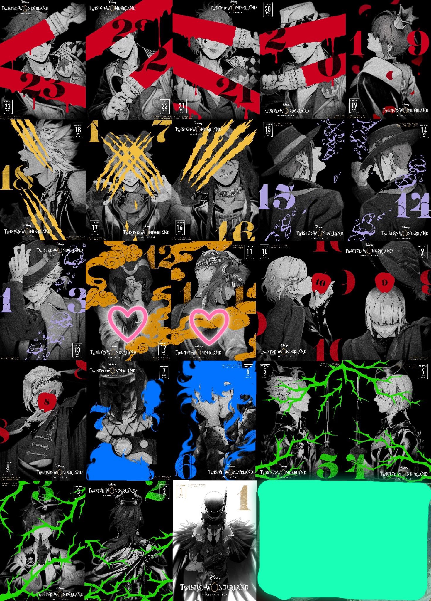 ツイステ カウントダウン ポストカード