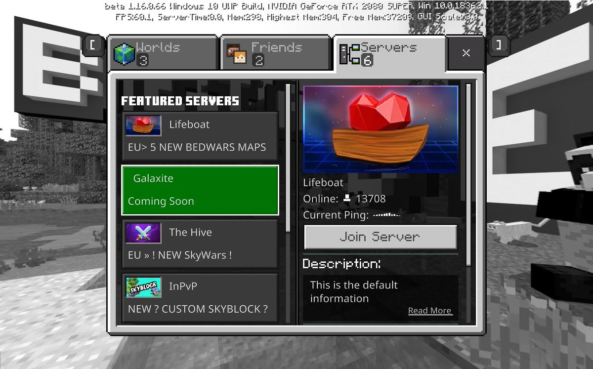 minecraft server list new
