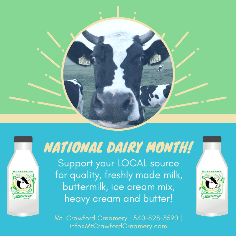 We are officially a week into June, and that means celebrating #NationalDairyMonth2020! Dairy products contain essential nutrients including calcium, potassium, vitamin D, and protein.
