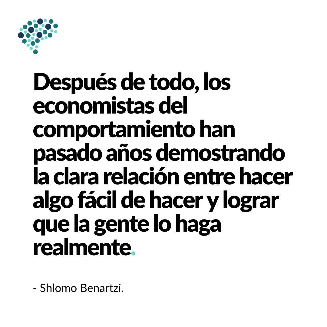 ecomportamiento's tweet photo. Para asegurar la ejecución de un comportamiento, debemos estructurar las condiciones necesarias tapar la brecha entre la intención y la acción, para ello debemos facilitar la acción a través del contexto y tagibilizar los motivadores intrínsecos y extrínsecos que la permean.  🤯 https://t.co/T1Cn9rSjbf