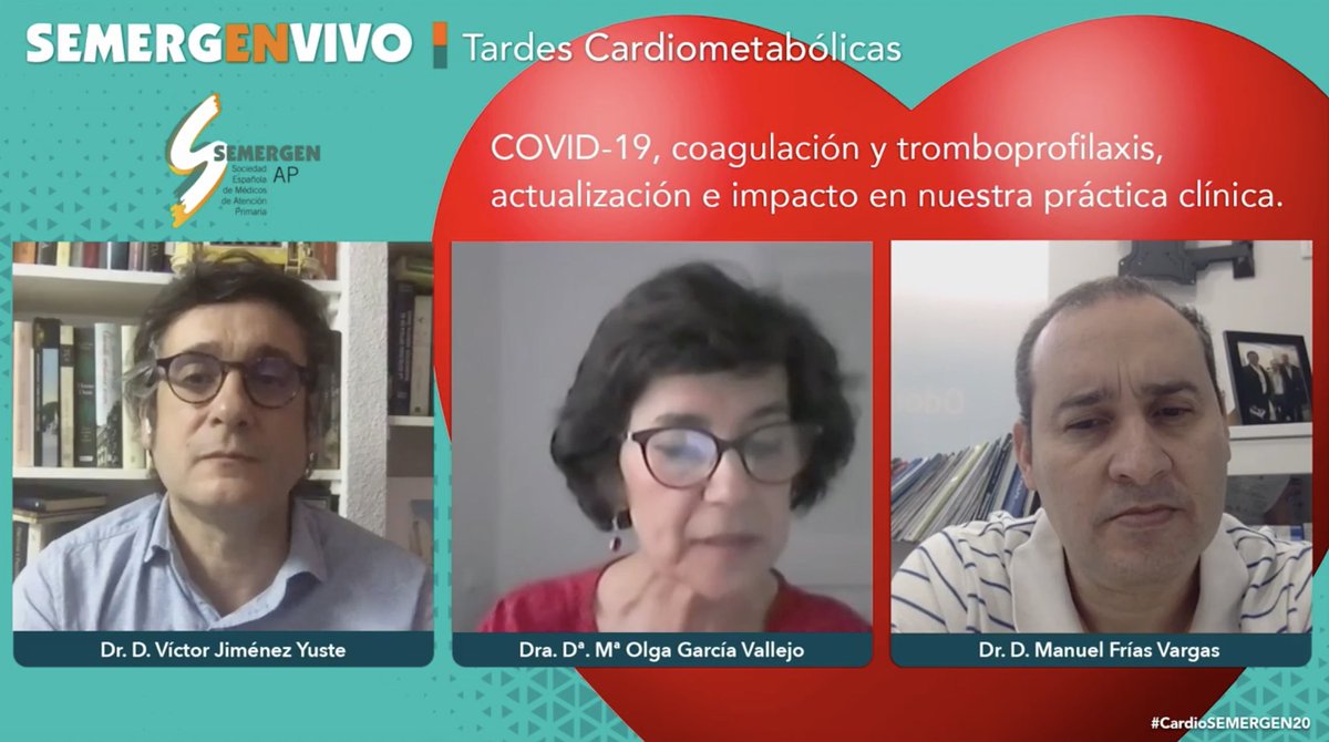 SEMERGENap's tweet photo. Puedes volver a ver la sesión de Tardes Cardiometabólicas sobre coagulación y tromboprofilaxis en https://t.co/jevP1dHEJP #CardioSEMERGEN20 https://t.co/PRBQnUmudG