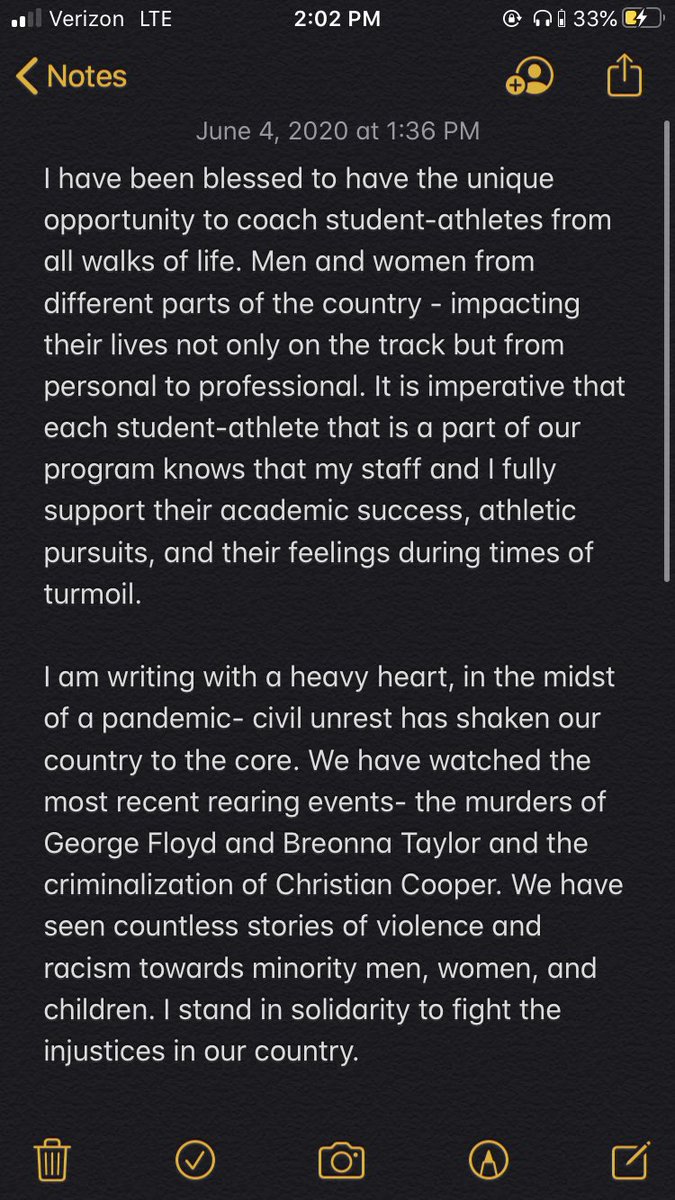 UNewHavenXCTF's tweet photo. A message from Coach Williams. https://t.co/JNb2myvtVW