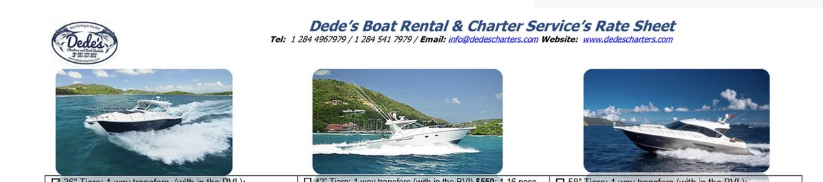 Email us for our local rates! #DedesBoatRentalandCharterServices
#BVIStaycation
#SupportLocalBusinesses 
#BritishVirginIslands
#OneBVI