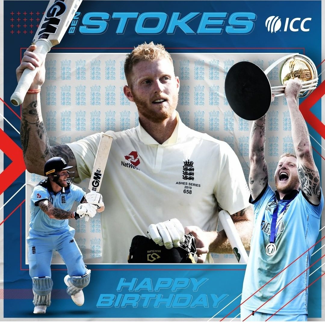 Happy Birthday Ben Stokes 