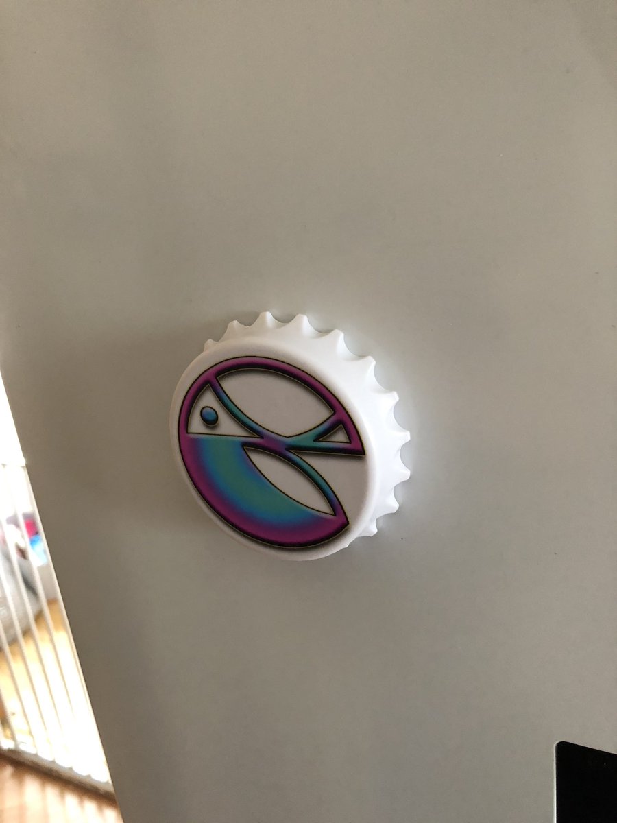 LordElderEmo's tweet image. The coolest bottle opener from @StreamingMerch 

It’s a bottle opener, screw top opener &amp;amp; it’s a fridge magnet, the size is really nice &amp;amp; it’s so easy to use!!!

#merch #2Can