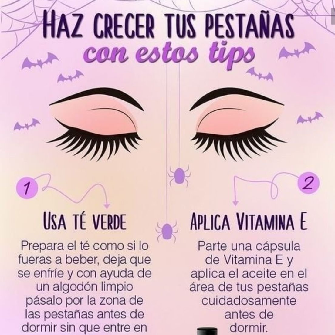 Tips para hacer crecer tus pestañas.👁️👁️