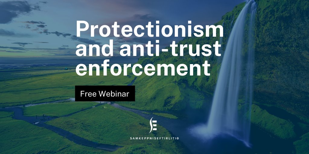 Next Tuesday the Icelandic Competition Authority invites you to a free online webinar with Jonathan B. Baker, Fiona Scott Morton, Gylfi Magnússon, Lars Sørgard and Pierre Régibeau who will discuss topics that are relevant to the aftermath of the COVID-19 lnkd.in/dfZMnFG