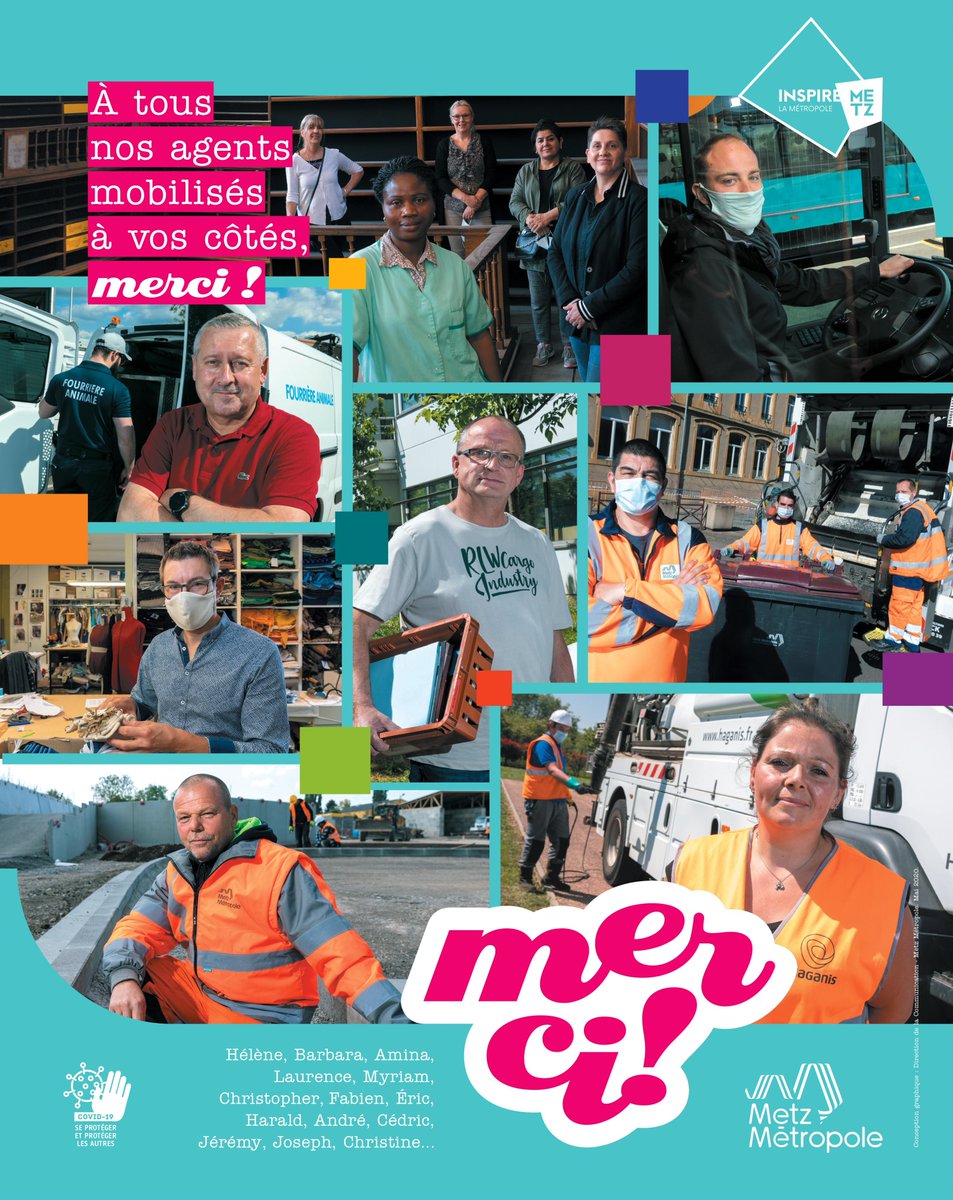 Depuis la mesure de confinement, de nombreux agents métropolitains ont poursuivi leurs missions sur le terrain pour assurer la continuité du service public. A tous ces agents, Metz Métropole souhaite témoigner sa reconnaissance. Découvrez, jour après jour, leurs portraits !