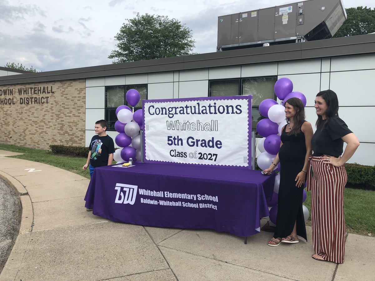 Farewell parade for 5th grade off to a great start!!