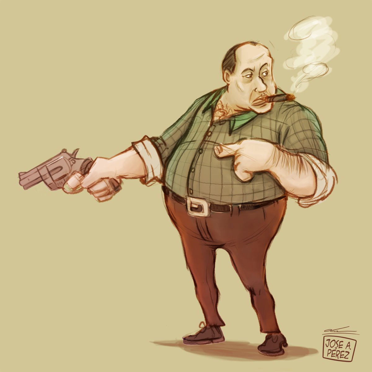 Tony Soprano sketch. In process... #lossoprano #thesopranos #tonysoprano  #jamesgandolfini #hbo #hboespaña #fanart #sketchbook #sketch  #xppenartist156 #xppen_spain #xppenartist #instanart #instaartist  #character_design #characterconcept #drawing #draw ..., image size:1200x1200