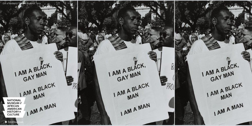 “I AM A BLACK, GAY MAN. I AM A BLACK MAN. I AM A MAN.”

The LGBTQ+ objects & archival collections at the National Museum of African American History and Culture focus on the familiar, untold, & unknown stories that have shaped the nation’s past. #SmithsonianPride #APeoplesJourney
