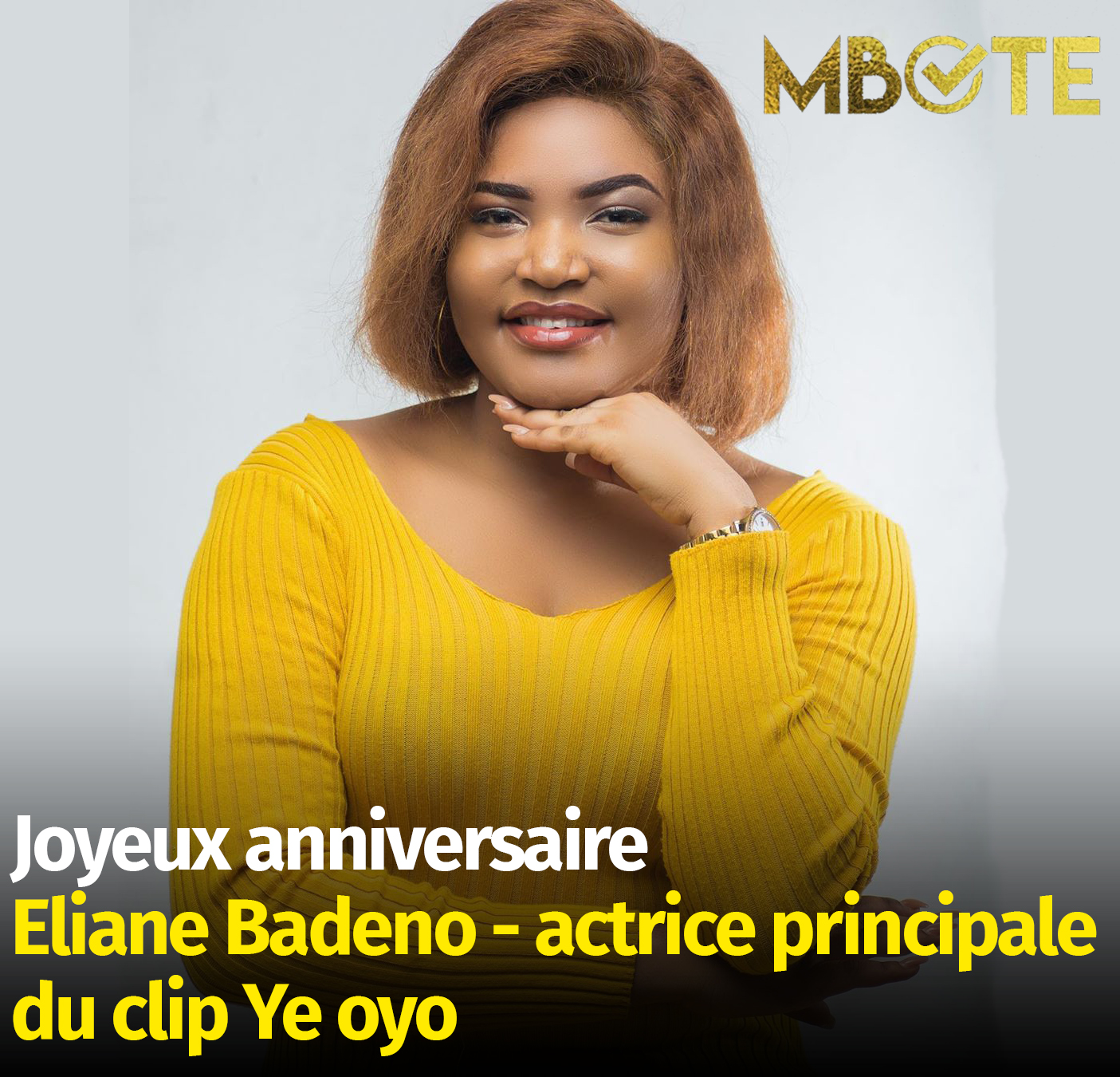 Mbote Aidez Nous A Souhaiter Un Joyeux Anniversaire A Eliane Bafeno Actrice Principale Du Clip Ye Oyo T Co Tqo5dgvgek Twitter