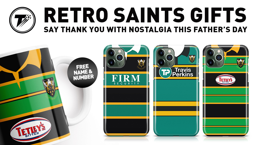 theterracestore's tweet photo. Make it a retro Father's Day this year, just for @SaintsRugby fans!
Retweet and tag a mate, you could win a personalised kit mug for FREE! #saintsrugby #nsrfc https://t.co/B9FIydbMaj