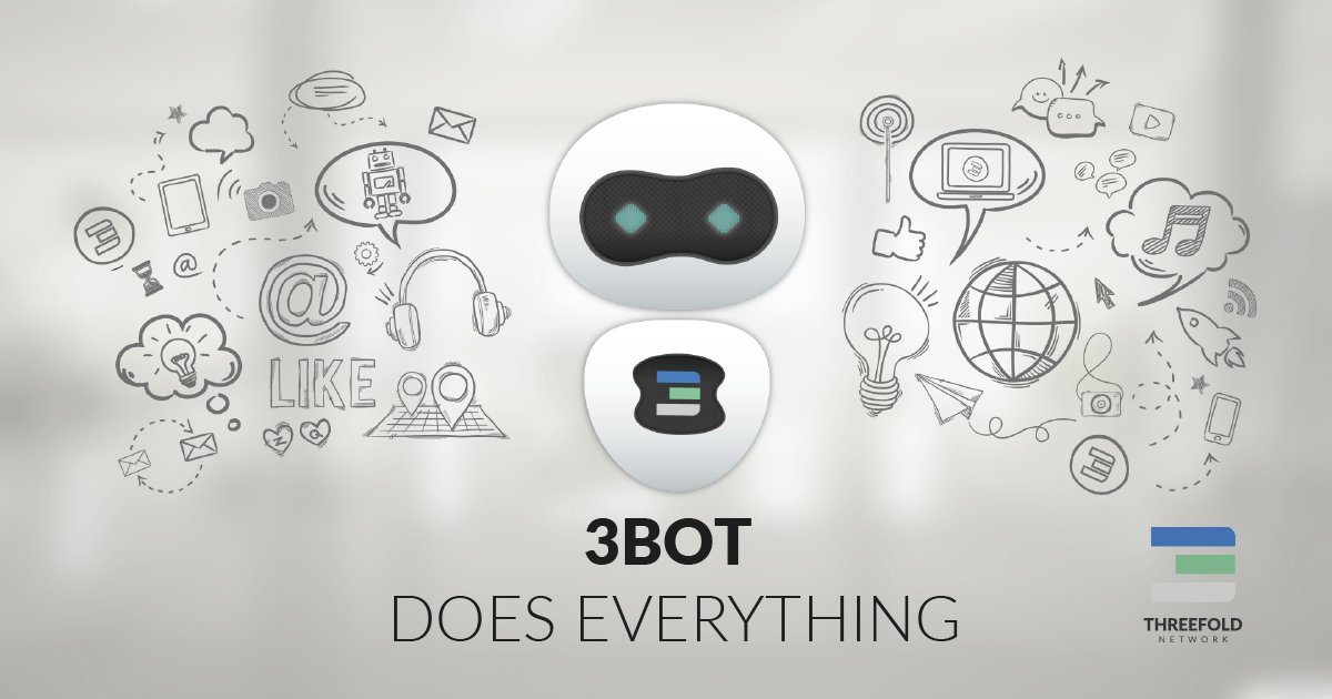Threefoldtech's tweet photo. You become the Center. = 3Bot powered ThreeFold IT System leads to more.. #efficiency
more #resiliance
and more #sustainability
#DigitalSelf #3BOT
#ThreeFoldTech
#ThreeFoldTech
#decentralized
#DisruptiveSoftware
#AutonomousIT
Read more: https://t.co/UUzyPlmzwy https://t.co/P9y7oku09W