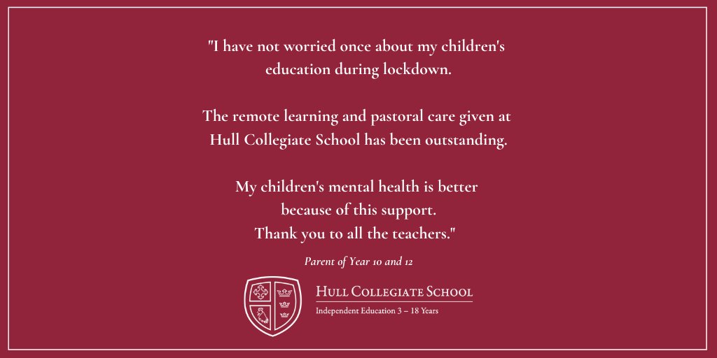 Tranby_school's tweet photo. We value parent feedback and are always here to support you.
#HCSTogether #HCSCommunity #HCSParentFeedback https://t.co/rcExS9MUKl