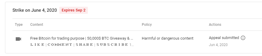 GACryptoO's tweet photo. @TeamYouTube  @YouTubeIndia 
#censorship 

Hey YouTube, what is this going on? why my 2 month old video is removed as the behalf of "Harmful or dangerous content" There is no any harmful content in the description box and in the video as well, Please look into this issue again. https://t.co/74pKJNJaFN