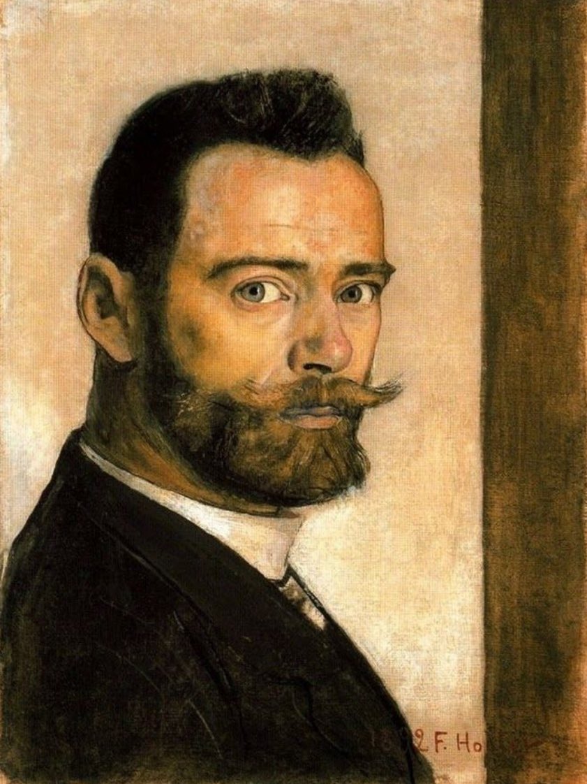 68. Self Portrait, Ferdinand Hodler