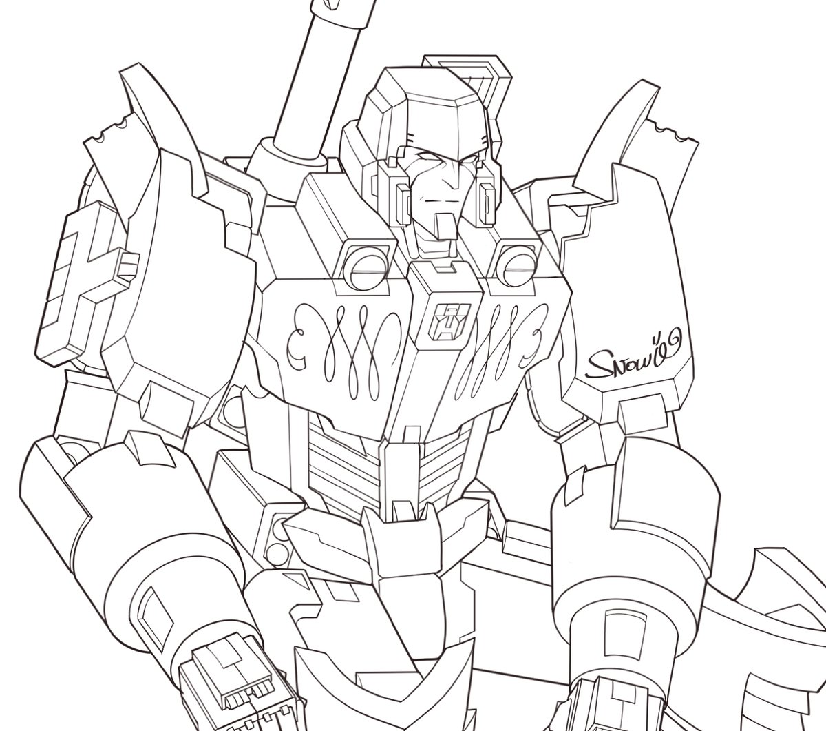 Ready to color this!❤️
#Transformers #Megatron 