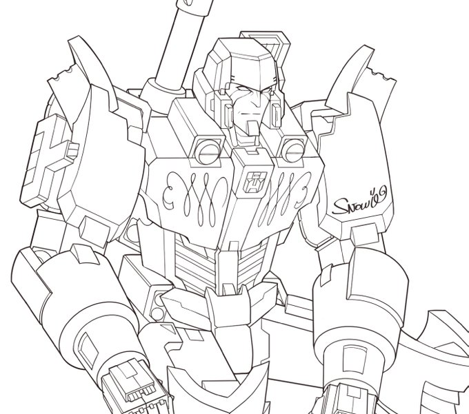 Ready to color this!❤️
#Transformers #Megatron 