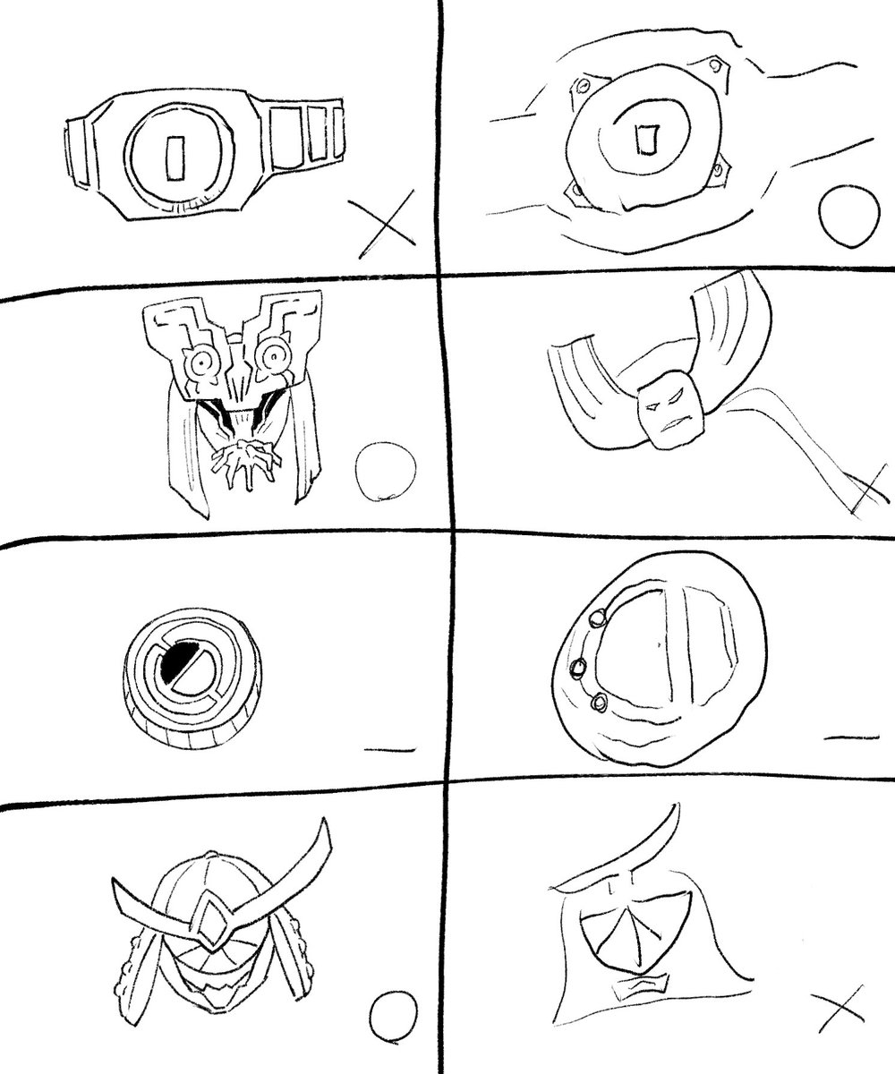 うろ覚えお絵描き対決!!
(左:私
 右:ゆのさん) 