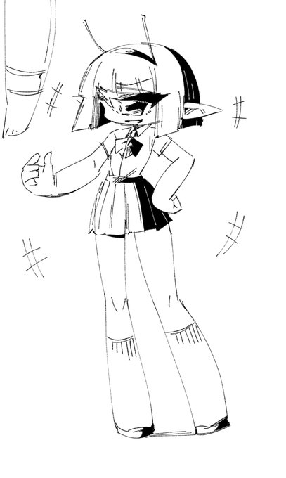 あ～～ラクガキがはかどりゅ～～～🤤 