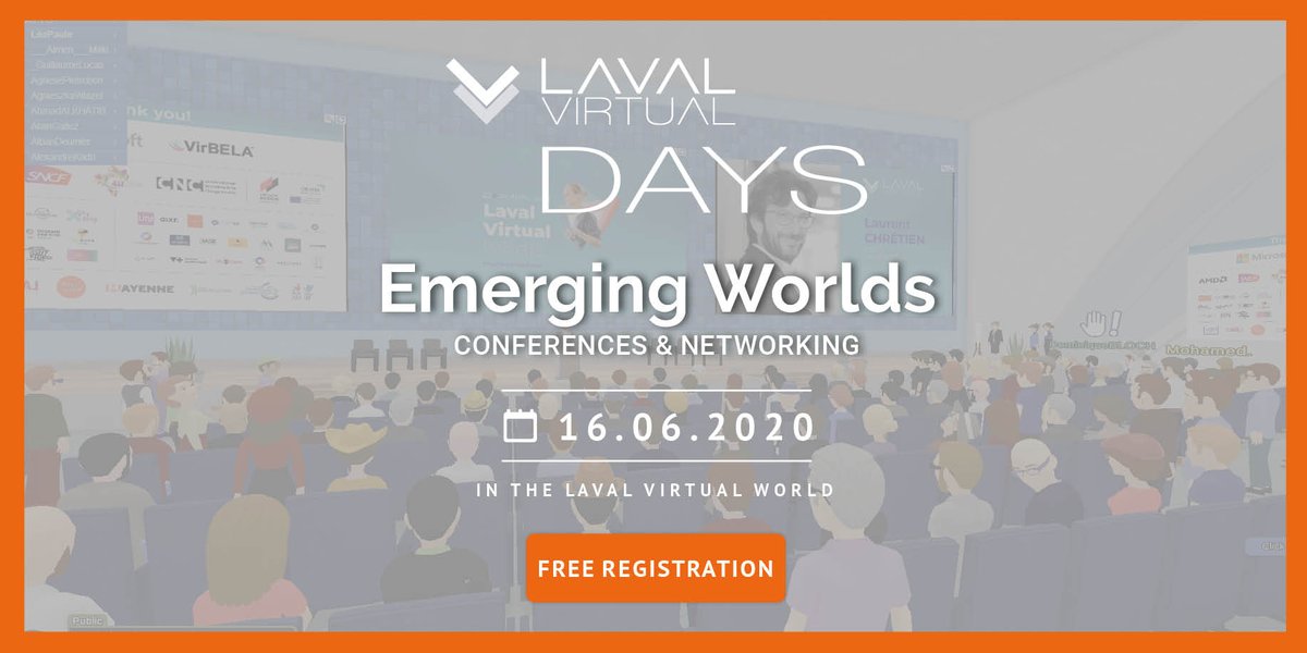 📢#LavalVirtualDays - Emerging Worlds: Enter the #LavalVirtualWorld on June 16th to come and understand how the alternative solutions become perennial solutions. Register for free now ➡️ hubs.ly/H0r47600

#virtualworlds #remotework