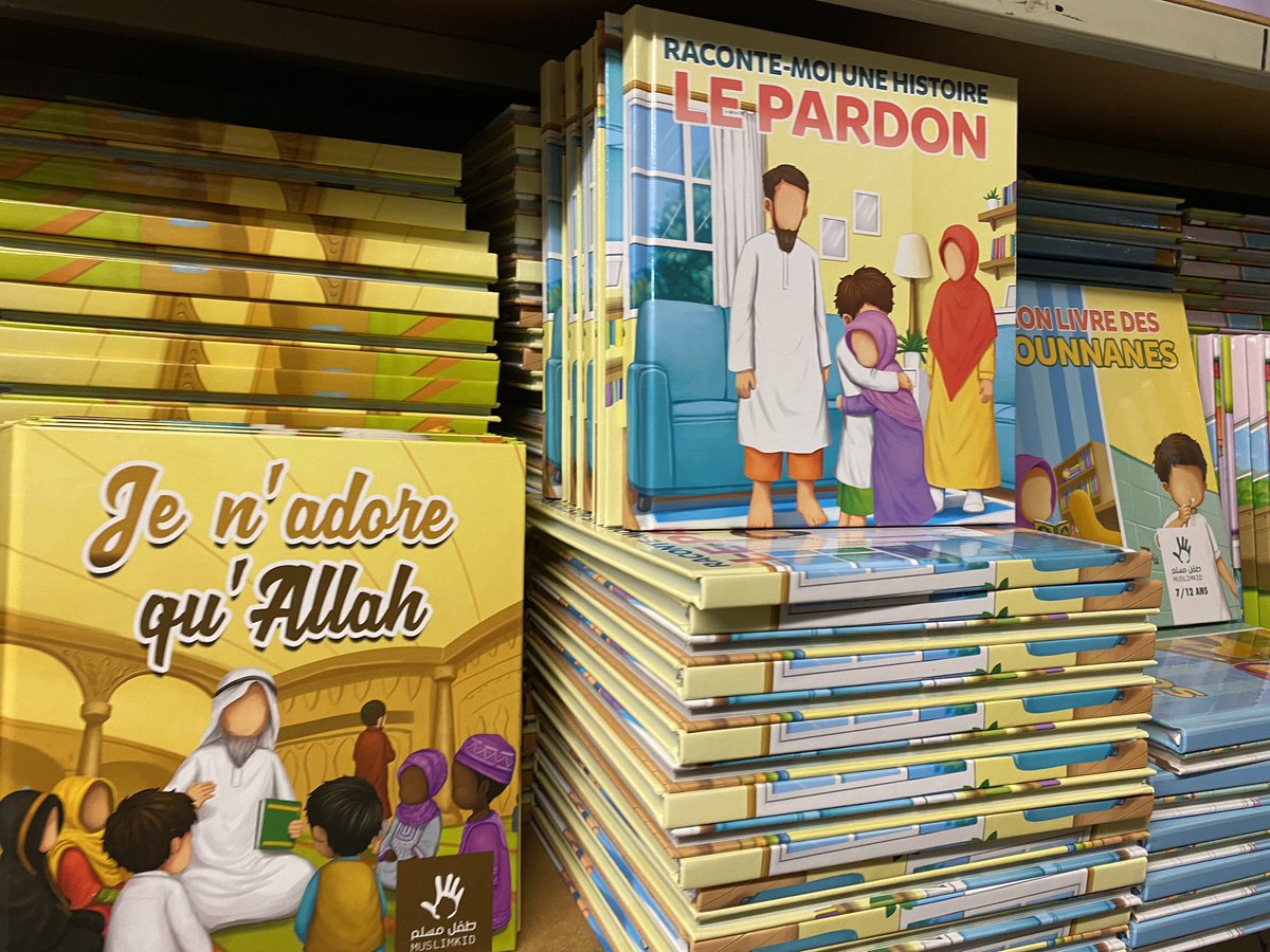 Retour des livres Muslimkids, Athariya kids, portfolio et din al haqq