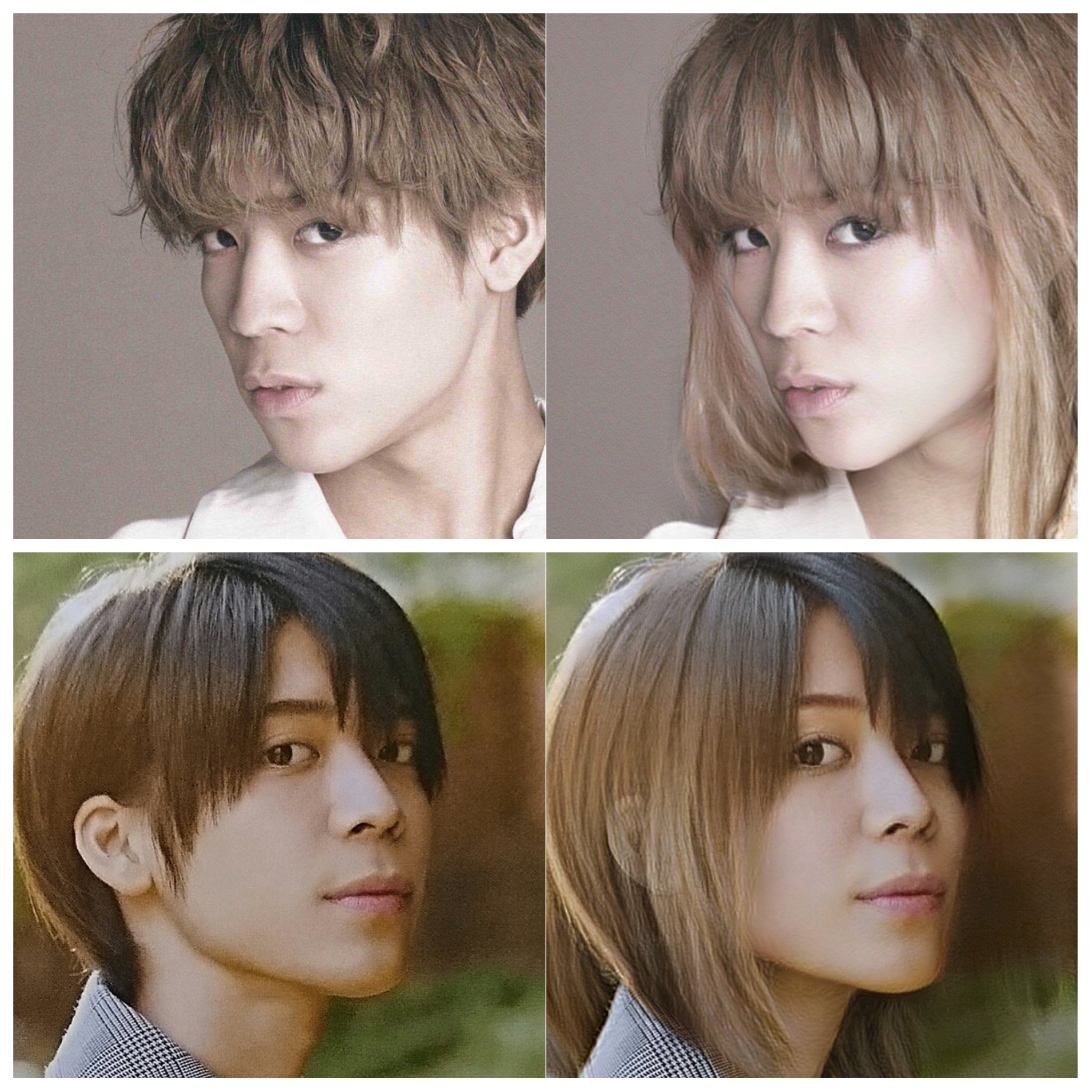 Tonmaru とっても流行ってるのでどうしてもやりたくなってやっちゃいました Sexy Zoneメンバーってやっぱり女性って判定なのね かわいい系やクール系やウチワでもやってみました どうやったって聡ちゃんかわいいに決まってるぅ 聡ちゃん