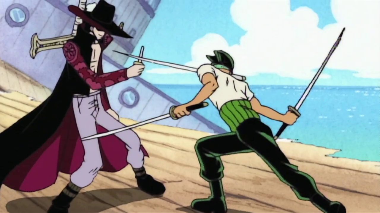 Current Zoro Vs Mihawk with a small knife, is the outcome any different? : r/OnePiecePowerScaling