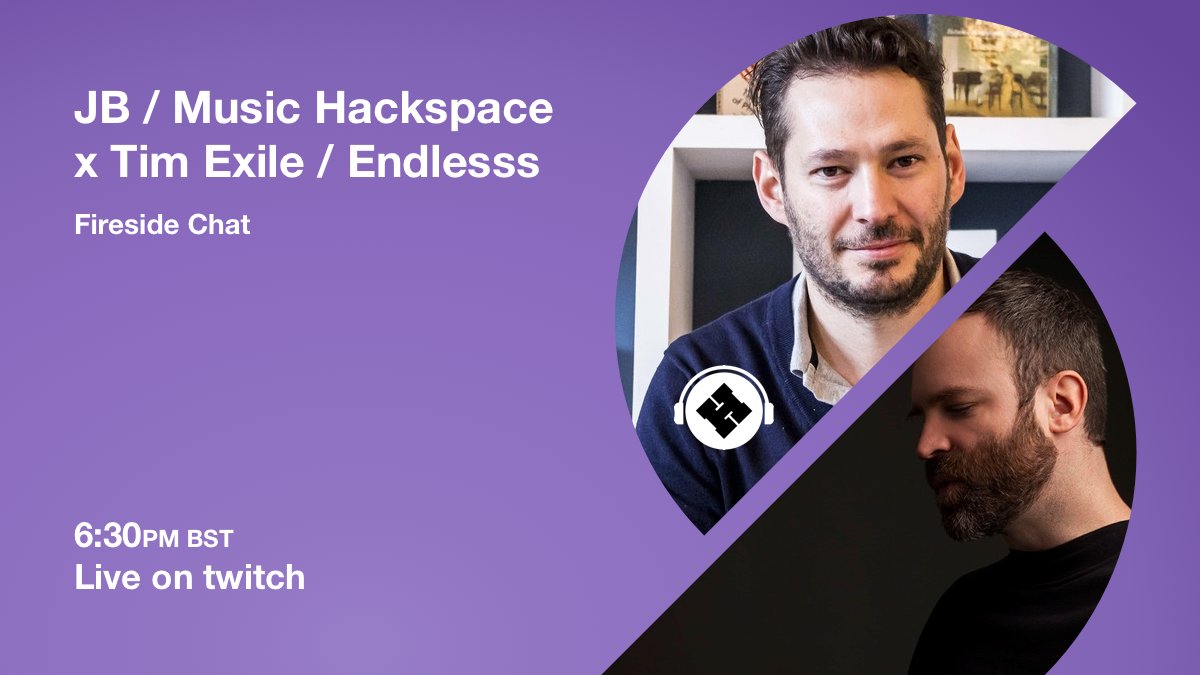 endlesssfm's tweet image. Next up on our live stream @timexile talks to @jbthiebaut of @MusicHackspace about the vision that led him to create  #endlesss  6:30pm BST Live on Twitch twitch.tv/endlesssfm #iosMusic #endlesssstudio #musichackspace