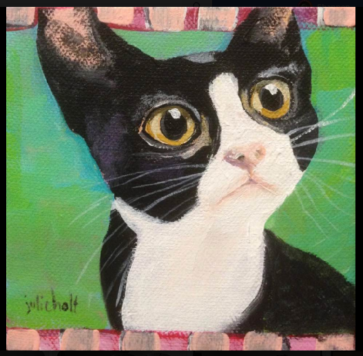 CALSRobertsLib's tweet photo. It's National Hug Your Cat Day! Who could resist this little guy? Painting by talented painter/potter Julie Holt.
#art #artgallery #downtownlr #littlerock #galleriesatlibrarysquare #cat #cats #thegalleriesatlibrarysquare #nationalhugyourcatday #catsofinstagram #arkartscenter https://t.co/H6HWxgWCQ2