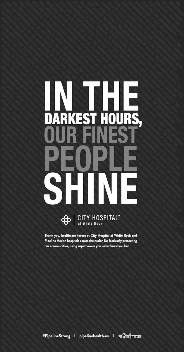 The healthcare heroes at City Hospital at White Rock have given their whole heart and soul to our community. We want them to know how unbelievably appreciative we are to them for everything they have done. THANK YOU!