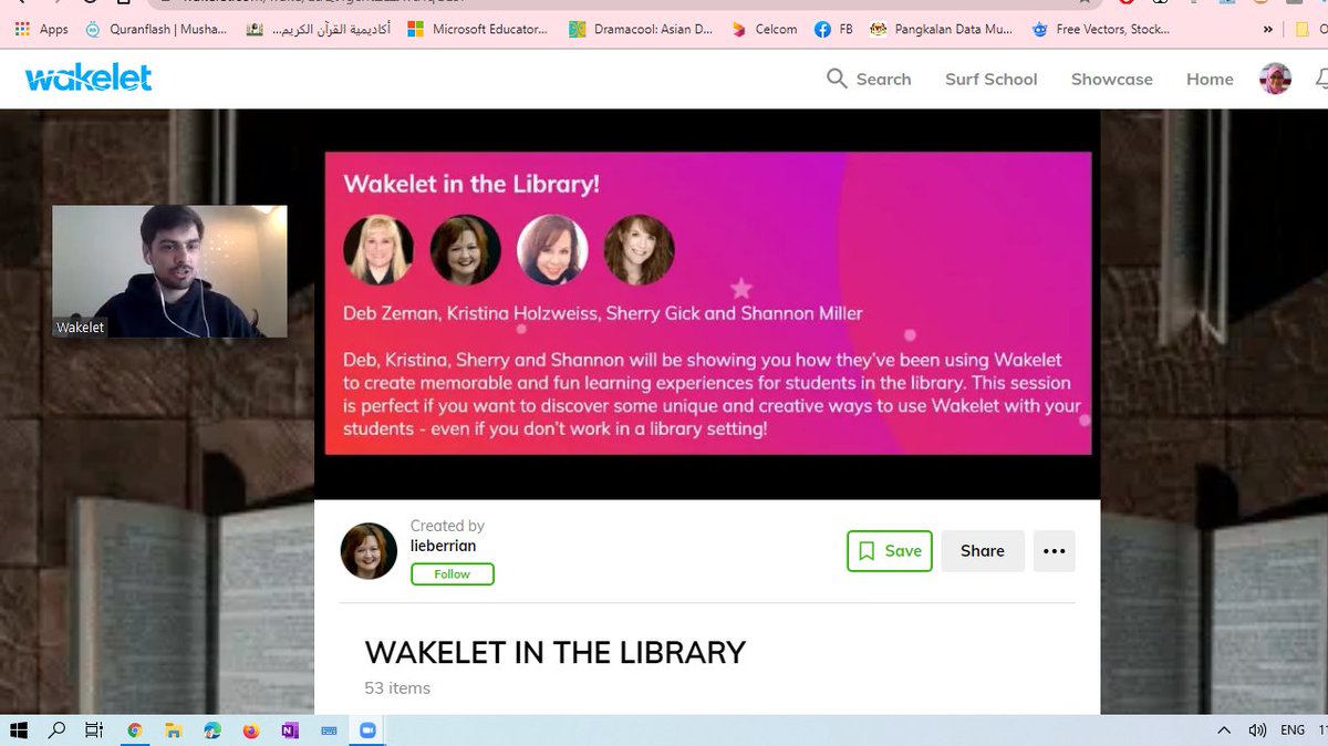 Thank you @wakelet @Cnight97 🥰☺️😊😉
Waving wakelet in the library📚📚📚📚 
Great collaboration by Deb Zeman @DebZemanLMS Kristina @lieberrian Sherry @sherryngick and Shannon @shannonmmiller
#WakeletWave 🌊🌊🌊 
#WakeletCommunityWeek