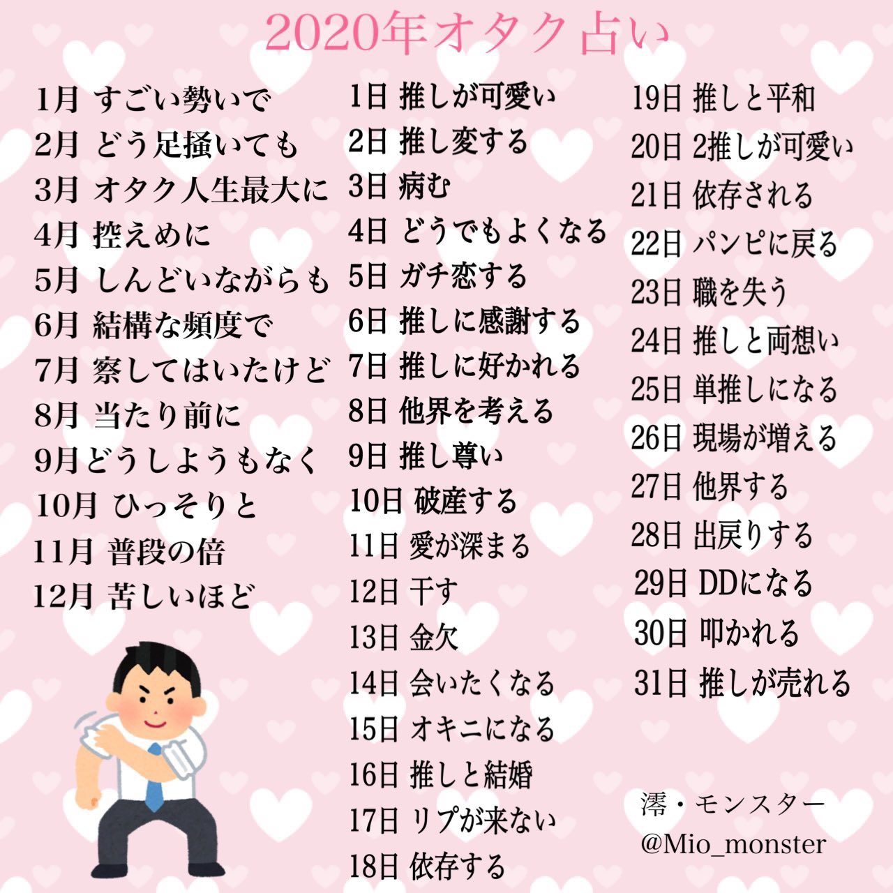 チョロ鯖 プロテイン系ベーシスト ｎｄ すごい勢いで２推しが可愛い オタク占い みんな可愛い 可愛い子いすぎ問題 T Co P5iivrlvi1 Twitter
