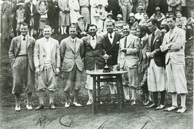 OTD in 1927, the first official <a href="/rydercup/">Ryder Cup</a> concluded at Worcestor Country Club with the US squad defeating Great Britain 9 1/2 to 2 1/2.  Captains were Walter Hagan (US) and Ted Ray (GB). The Ryder Cup is now one of the premier international sporting competitions in the world.