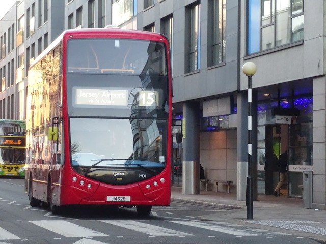 Optaregroup's tweet image. #TBT to the trial of the electric Metrodecker on Jersey. Many thanks to Colin Garnier for the images. #electricbuses #optare