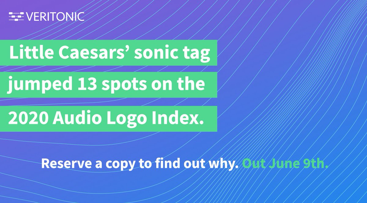 Reserve the 2020 Audio Logo Index here: landing.veritonic.com/2020-audio-log… #marketing #soundmarketing #sonicbranding