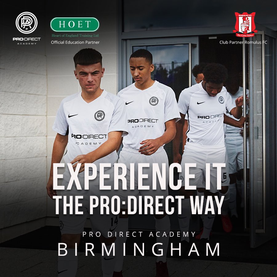 PDA_bham's tweet photo. Season 20/21 ⚽️ | Train every day ✅ work with ex professionals and UEFA Licensed coaches ✅ opportunities to visit venues such as St.Georges parks ✅ gain a qualification, which provides you with clear exit routes ✅ DM us to find out how you can join the team 📥 #ProDirect https://t.co/xQIKH3bni8