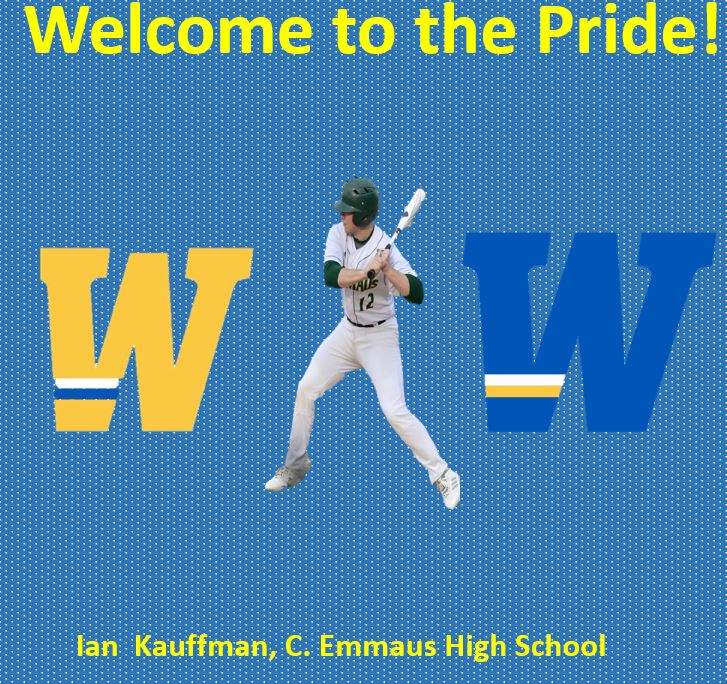 WidenerBaseball's tweet photo. Welcome to the Program @IanKauffman2. Ian is a graduate of Emmaus High School where he played for Coach Jeremey Haas. https://t.co/r1ZxiDBanl
