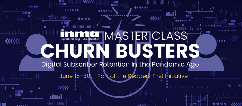 INMAorg's tweet photo. INMA is launching a special master class June 16-30 focused on how to retain subscribers at the highest levels led by @g_piechota. https://t.co/5lMQpzPqkm https://t.co/NcSTORqtgS