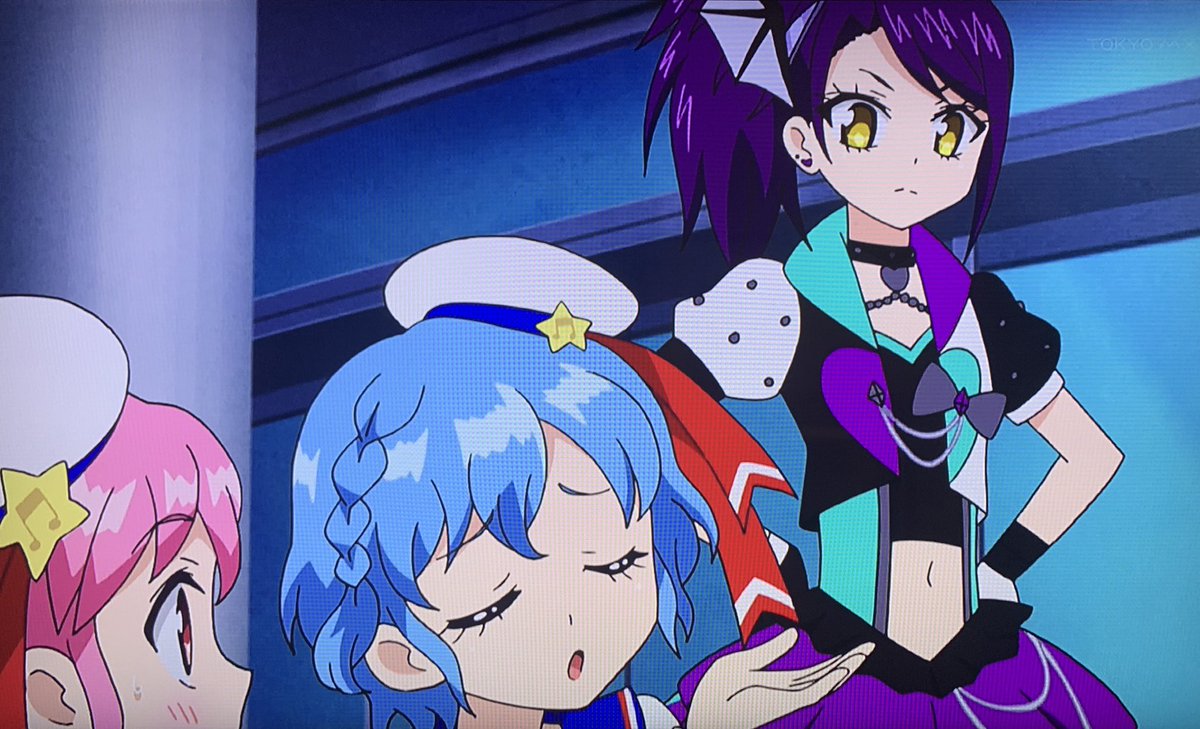 ベタはお一人様で 出来てないと それを聞いてみれぃも同じく歌詞作りしている事を明かす ドロシーは反射的に 真似すんな らぁら お互い頑張ろうね 歯車の一つがみれぃの手から滑り落ち 転がる すかさずドロシーが取り もう とみれぃに