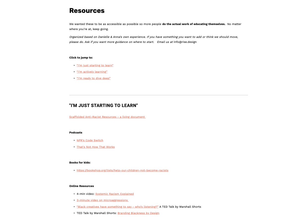 marmaladebleue's tweet image. Looking for links and resources? We've got a page of immediate (local) needs and educational tools grouped by experience. 

PLEASE share, RTs appreciated.

rise.design/news/showing-up