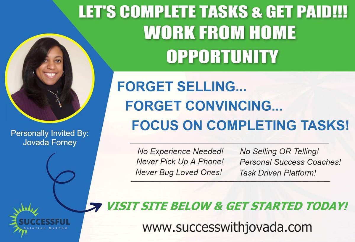 coach_vada's tweet photo. Create your own economy by investing in yourself. Start a business #WorkFromHome #financialfreedom #makemoneyfromhome #cashprofits https://t.co/BQnXb9Ysti