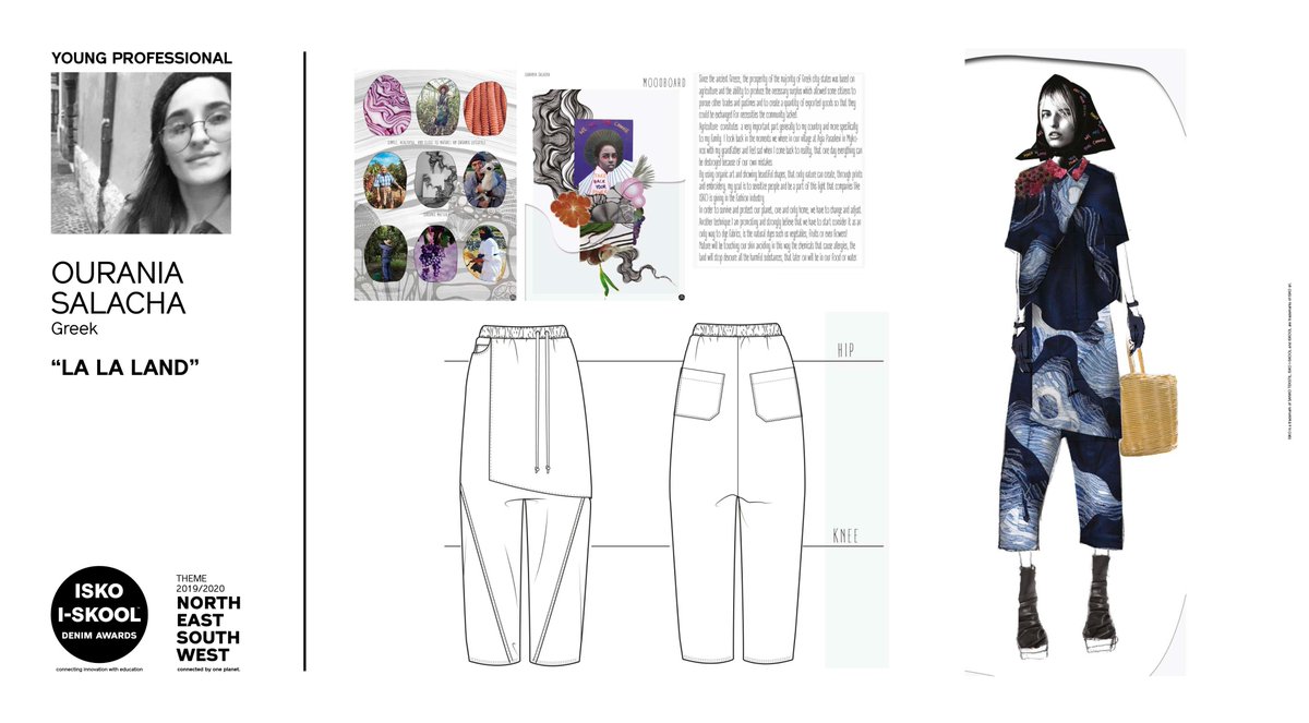 iskooldenim's tweet photo. ISKO I-SKOOL™ 7 Moodboard nr. 19 - presenting our 20 finalists design projects. 👖
“La La Land” by Ourania Salacha, Young Professional.
#Connectedbyoneplanet 🌍
▪️Stay tuned, one more to come!
#iskooldenim #iskool7 #denim #denimdesign #fashiondesigner #fashion #jeans #creativity https://t.co/GWtyCCpGXy